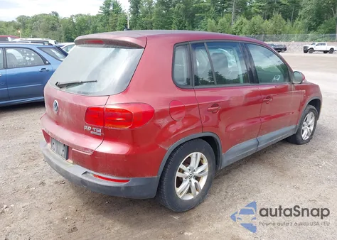 2012 Volkswagen Tiguan S из США, поврежденный, VIN WVGBV7AX8CW082846